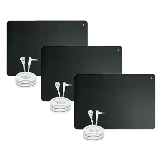 3x Faera jordingsmatte - 2x Gratis lavasteinarmbånd
