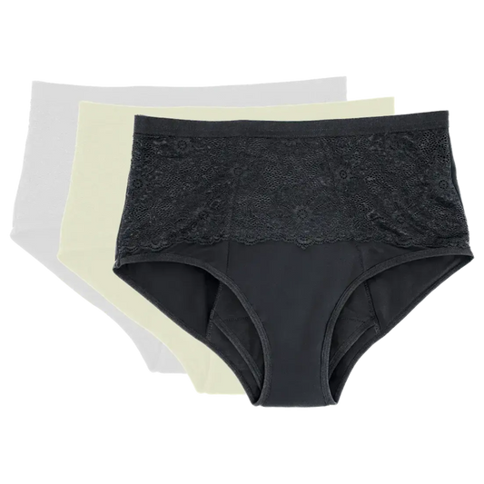 Auslaufsichere Unterwäsche, auf die Sie sich verlassen können – für Frauen 55+ (3er-Pack)