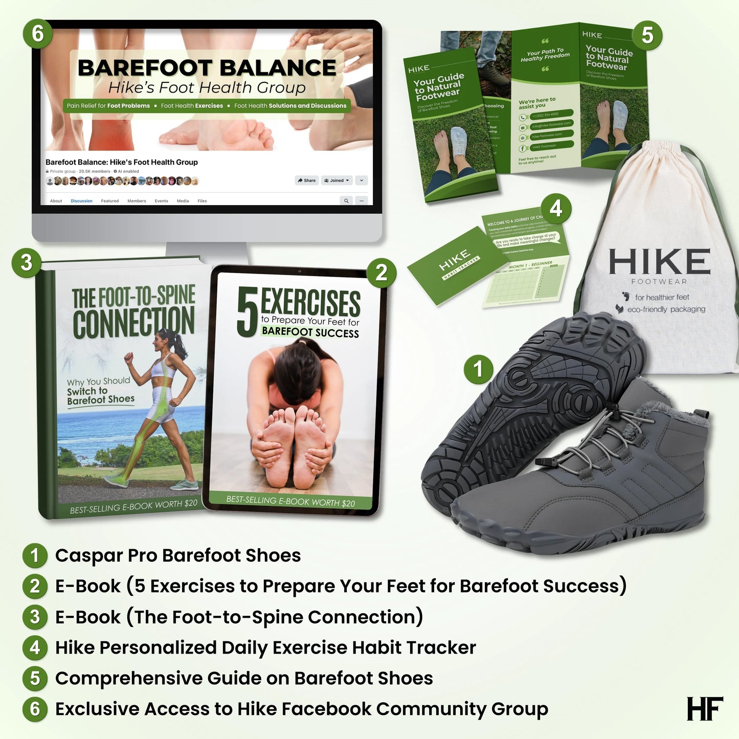 Faera™ Sklisikker og vanntett vinterbarfotsko (unisex)