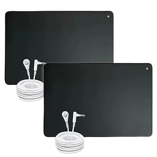 2x Faera jordningsmatta - 2x gratis lavastenarmband